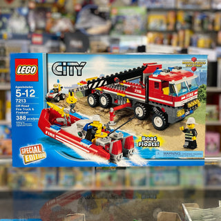 Off-Road Fire Truck & Fireboat, 7213 - LEGO® City Set