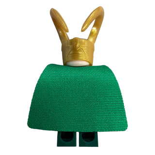 Loki - Spongy Cape (Juniors), Dark Green Legs, sh0644, LEGO® Marvel Minifigure Minifigure LEGO®