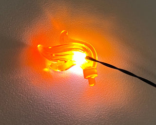 LED Light-Up Flickering Flame, DIY System, Reconnectable, LF-LA Custom Parts United Brick Co®