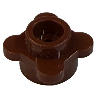 Plant Flower Edge 1x1 w/ Tabs, Part# 28573 Part LEGO® Reddish Brown