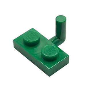 Plate, Modified 1x2 with Bar Arm Up (Horizontal Arm 5mm), Part# 4623b Part LEGO® Green