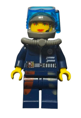 Cam - Mission Deep Sea, Black Flippers, alp023 - LEGO® Alpha Team Minifigure