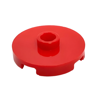 Tile, Round 2x2 with Open Stud, Part# 18674 Part LEGO® Red