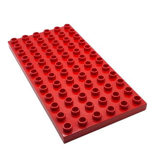 DUPLO® Plate 6 x 12, Part# 4196 Part LEGO® Red