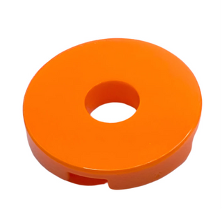 Tile, Round 2x2 with Hole, Part# 15535 Part LEGO® Orange