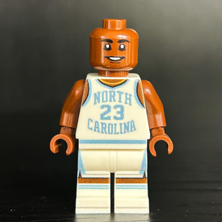 MJ #23 UNC Basketball Player Minifig made using LEGO parts Custom Minifigure B3 Customs
