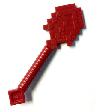 Minifigure Weapon, Minecraft Shovel, Part# 18791 Part LEGO® Dark Red (Mangrove Wood)  