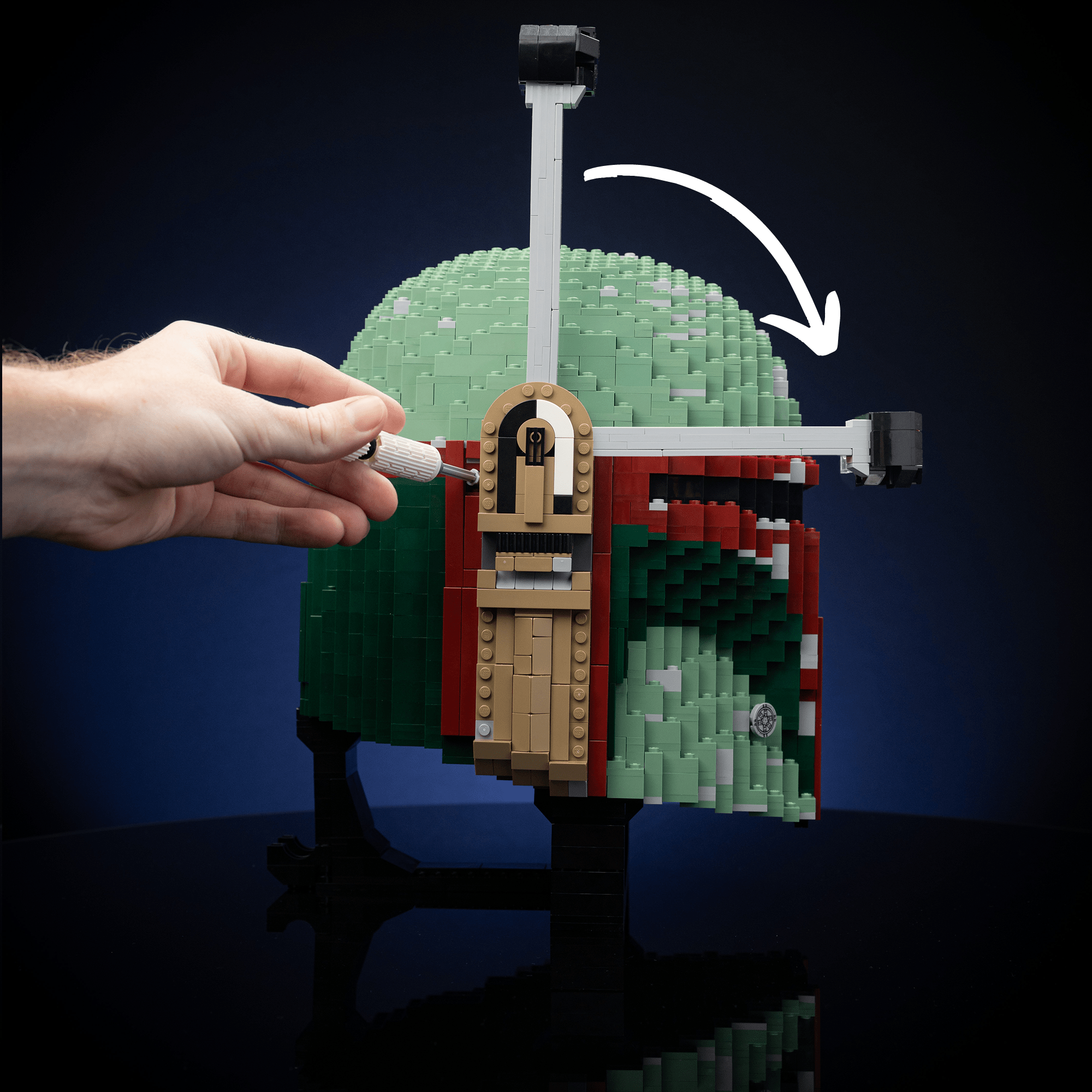boba fett fahrradhelm Boba's Life-Sized Helmet – United Brick Co®