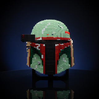 Boba's Life-Sized Helmet Helmet Bricker Builds