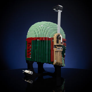 Boba's Life-Sized Helmet Helmet Bricker Builds