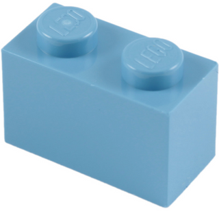 Brick 1x2, Part# 3004 and 3065 Part LEGO® Medium Blue  