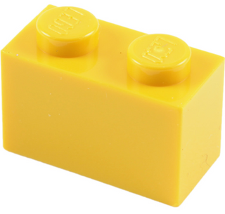 Brick 1x2, Part# 3004 and 3065 Part LEGO® Yellow  