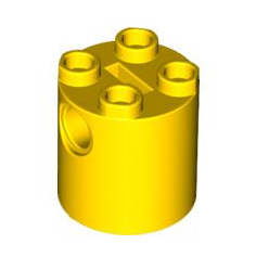 Brick Round 2x2x2 Robot Body with Bottom Axle Holder, Part# 30361c