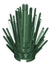 Plant Prickly Bush, Part# 6064 Part LEGO® Dark Green  
