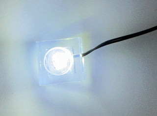 1x1 LED Light-up Plate, DIY System, LS1x1-DC Custom Parts United Brick Co® White