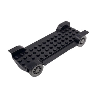 Fabuland Car Chassis 6 x 14 without Hitch, Part# 3888c01 Part LEGO® Black Very Good