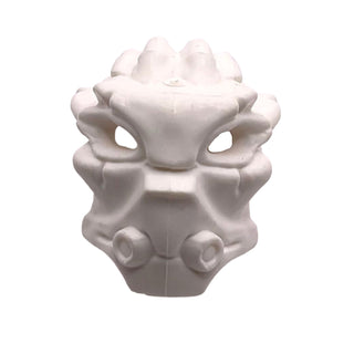 Bionicle Mask Iden (Flexible Rubber), Part# 56154 Part LEGO® White Very Good