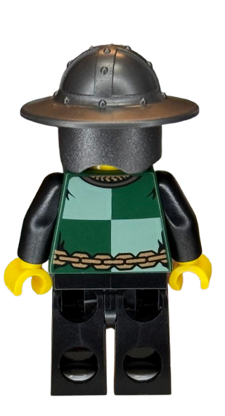Kingdoms - Dragon Knight Quarters, Helmet with Broad Brim, Vertical Cheek Lines, cas465 Minifigure LEGO®