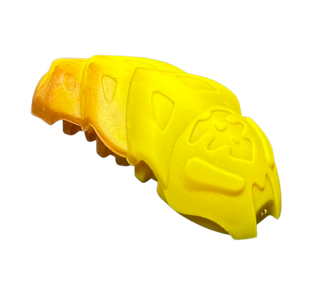 Bionicle Rahkshi Kraata Stage 1 with Marbled Pattern, Part# kraata1 Part LEGO® Yellow Head (Pearl Gold Tail)