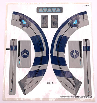 Sticker Sheet for Set Umbaran MHC (Mobile Heavy Cannon), 75013 - (12973/6022791), Part# 75013stk01 Part LEGO® Complete