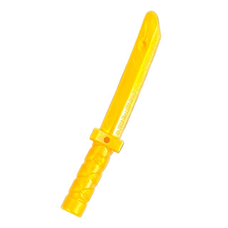 Minifigure, Weapon Sword Shamshir / Katana with Short Blade, 5644 Part LEGO® Pearl Gold Very Good