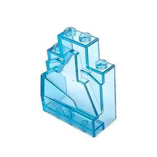 Rock Panel 2 x 4 x 4, Part# 3161 Part LEGO® Trans-Light Blue