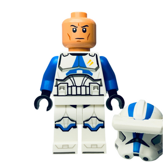 Clone Trooper Specialist, 501st Legion (Phase 2) - Blue Arms, Macrobinoculars, Nougat Head, Helmet with Holes, sw1248 Minifigure LEGO®