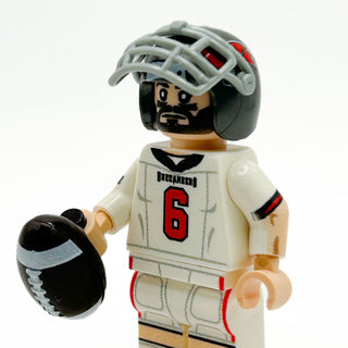 #6 QB Mayfield, Tampa Bay Football Player Minifig - B3 Customs Custom minifigure B3 Customs