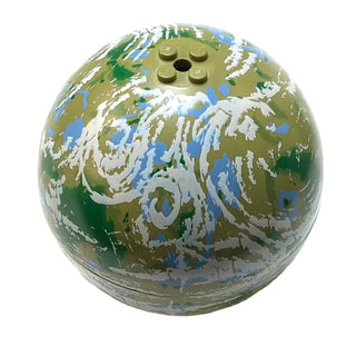 Cylinder Hemisphere 11x11 (Planet Moon of Endor), Part# 98107pb03 + 98107pb03 Part LEGO®   