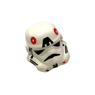 Minifigure, Headgear Helmet SW Stormtrooper, AT-AT Driver Pattern, Part# 30408px3
