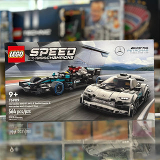 Mercedes-AMG F1 W12 E Performance & Mercedes-AMG Project One, 76909 - LEGO® Speed Champions Set Building Kit LEGO®