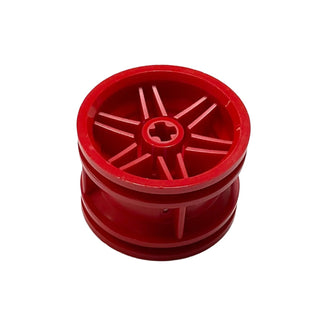 Wheel 30.4mm D. x 20mm with No Pin Holes and Reinforced Rim, Part# 56145 Part LEGO® Red  