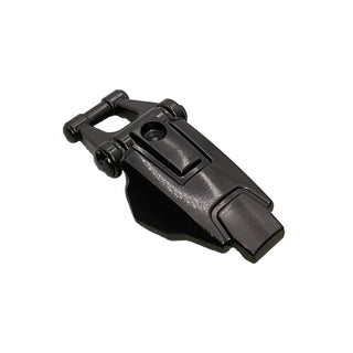 Black Hero Factory shield with dual bar handle and attachment point.