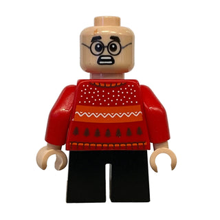 Harry Potter - Red Holiday Sweater, hp589- LEGO® Harry Potter Minifigure LEGO®
