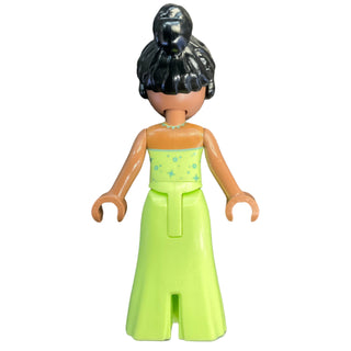 Tiana - Metallic Pointed Necklace, Thin Hinge Skirt, dis119 Minifigure LEGO®