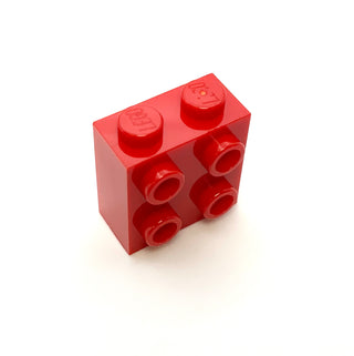 Brick, Modified 1x2x1 2/3 with Studs on Side, Part# 22885 Part LEGO® Red  