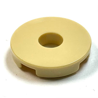 Tile, Round 2x2 with Hole, Part# 15535 Part LEGO® Tan