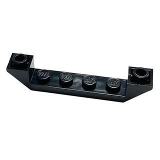 Slope, Inverted 45 6 x 1 Double with 1 x 4 Cutout, Part# 52501 Part LEGO® Black
