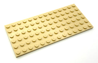Plate 6x14, Part# 3456 Part LEGO® Tan  