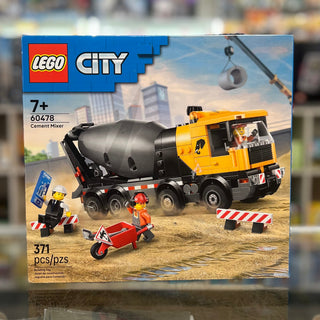 Cement Mixer, 60478 - LEGO® City set Building Kit LEGO®