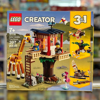 Safari Wildlife Tree House, 31116 LEGO® Creator Set! Building Kit LEGO®