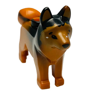 MISPRINT Dk Orange Husky, 16606pb002 - LEGO® Animals LEGO® Animals LEGO®