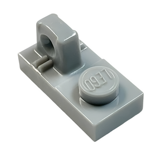 Hinge Plate 1 x 2 Locking with 1 Finger on Top, Part# 30383 Part LEGO® Light Bluish Gray