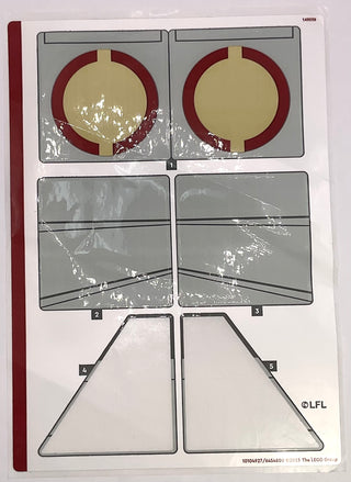 Sticker Sheet for Set Venator-Class Republic Attack Cruiser - UCS, 75367 - (10104927/6454800), Part# 75367stk01