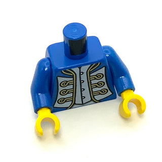 Minifigure Torso Assembly, Blue Imperial Governor Coat, Part# 973pb5293c01 Part LEGO®   