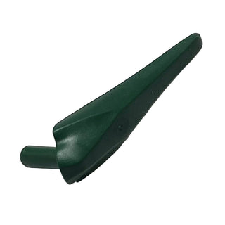 Dinosaur Jaw Lower Pteranodon with Pin (Flexible Plastic), Part# 98087 Part LEGO® Dark Green