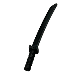 Sword Katana Square Guard, Part# 21459. Part LEGO® Black  