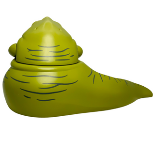 Jabba the Hutt - Olive Green, Tan Face, Dark Bluish Gray Wrinkles sw1388 Minifigure LEGO®