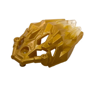 Bionicle Crystal Armor with Marbled Trans-Clear Pattern, Part# 24166pb01