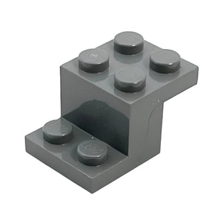 Bracket 3 x 2 x 1 1/3 with Bottom Stud Holder, Part# 73562 Part LEGO® Dark Bluish Gray